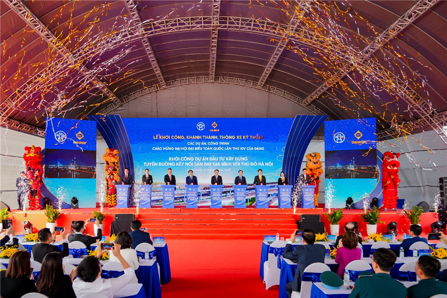 Khởi công tuyến đường chiến lược kết nối Sân bay Gia Bình với Thủ đô Hà Nội