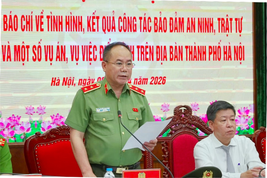 Công an thành phố Hà Nội giữ vững thế chủ động tiến công, bảo đảm an ninh trật tự: Những kết quả nổi bật và các vụ án điển hình tại Hà Nội quý I/2026